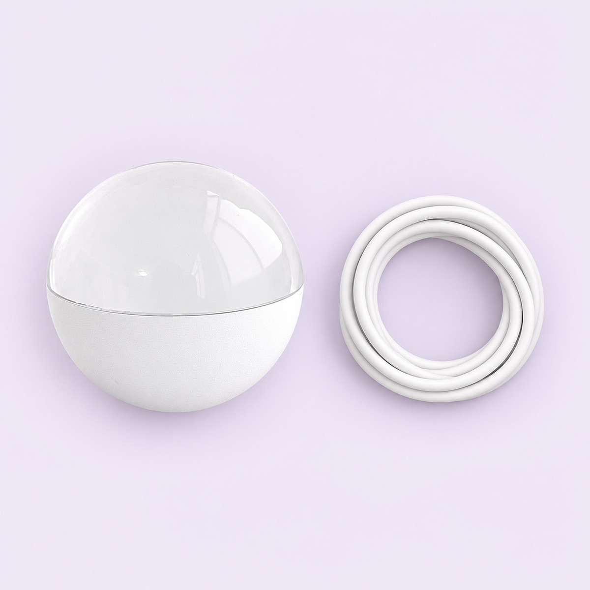 What's in the box: the Memory Orb and a USB data and charging cable